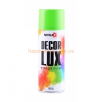 Краска NOWAX NX48046 Decor Lux зеленый флуоресцент 450мл